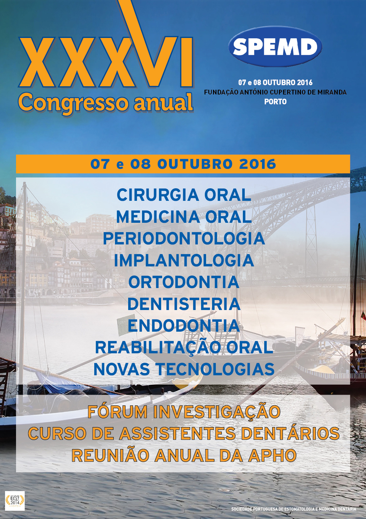 Cartaz áreas Congresso SPEMD 2016