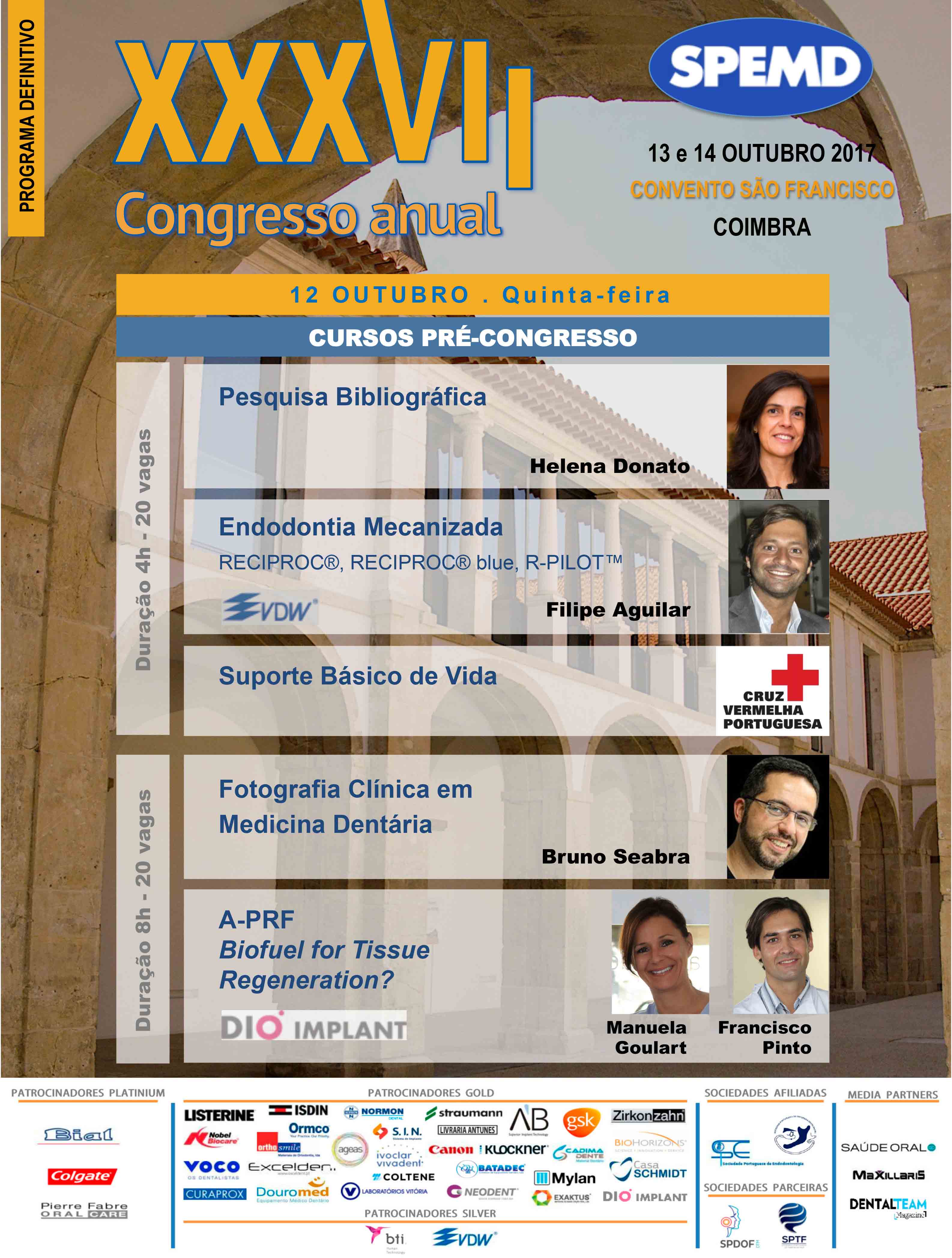 Cartaz cursos pré-congresso