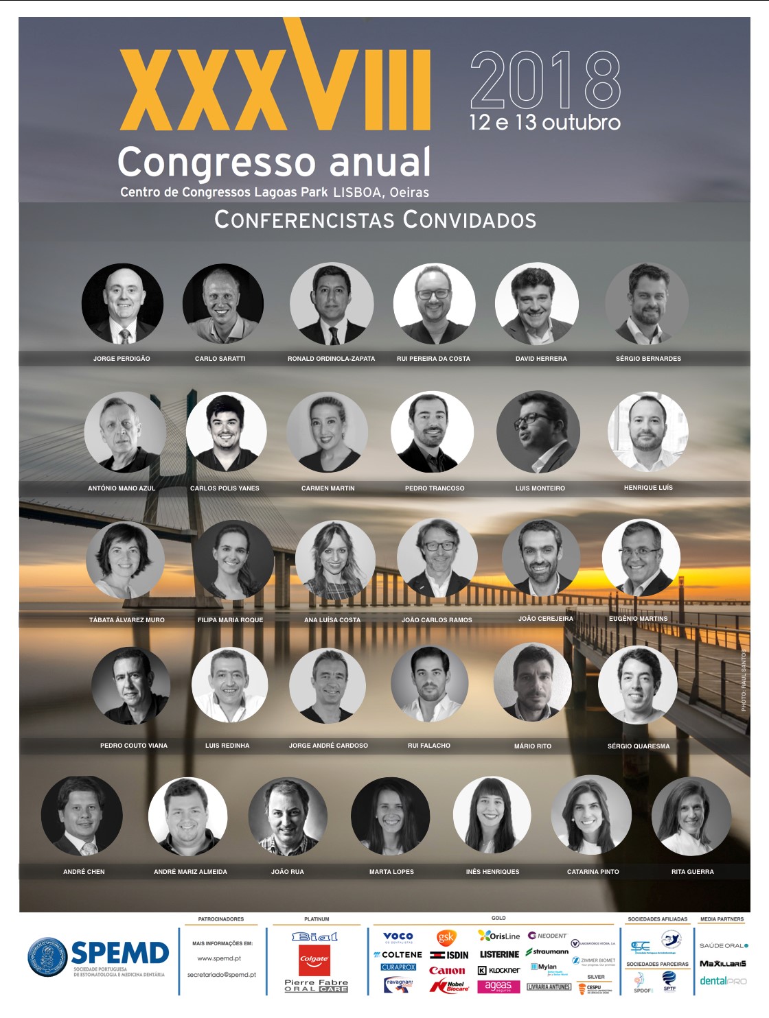 Poster Fotografias oradores XXXVIII Congresso