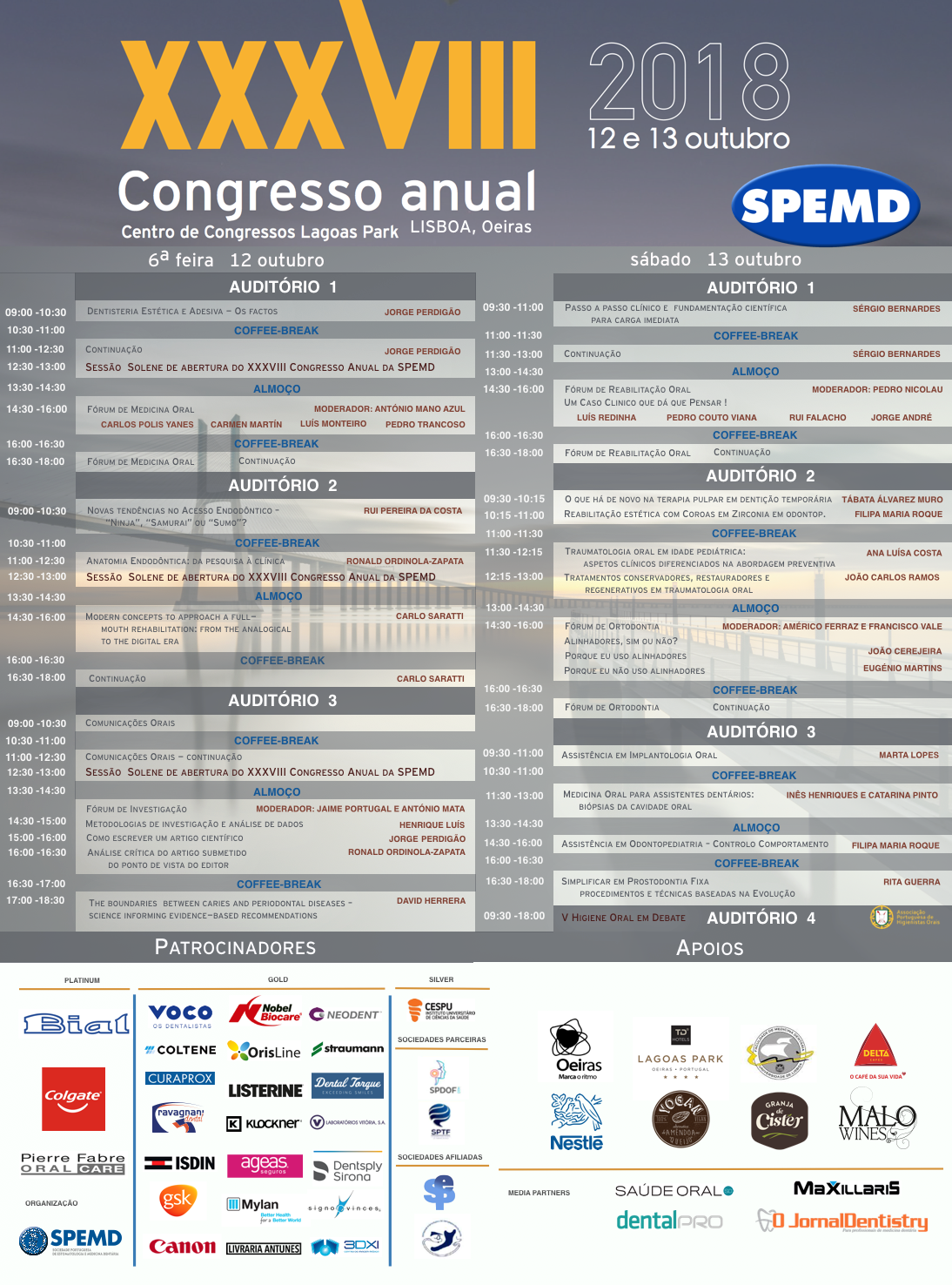 Programa definitivo XXXVIII Congresso